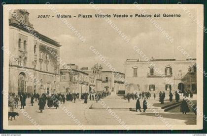 Matera Città Palazzo Governo cartolina KVM0332