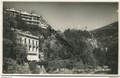 Merano - Passeggiata Gilf col Castello S. Zeno - Foto-AK - Verlag Rudolf Stricker Merano 1925