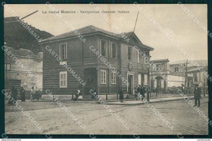 Messina Città Navigazione Generale Italiana Alterocca 3181 cartolina MX0616