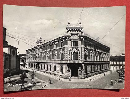 Cartolina - Legnano - Municipio 1955 ca.