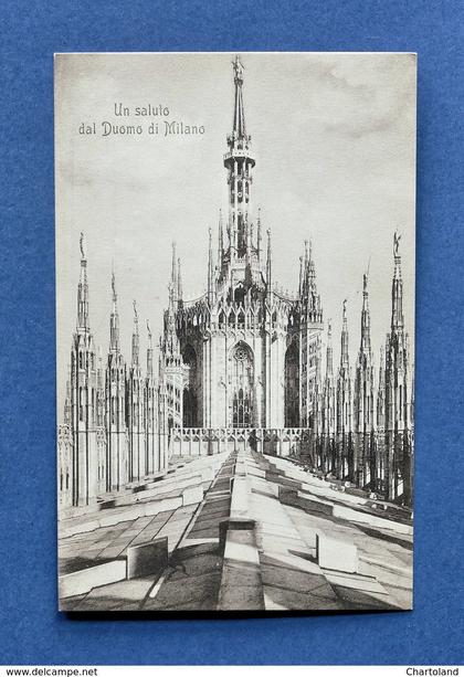 Cartolina Milano - Duomo di Milano - 1910