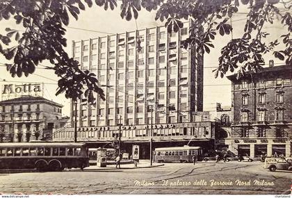 Cartolina - Milano - Il Palazzo delle ferrovie Nord Milano - 1958