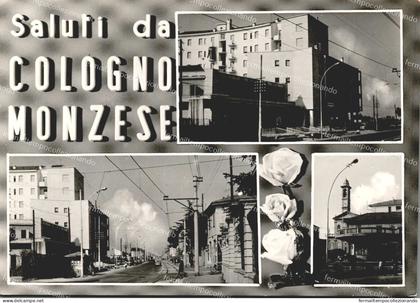 ds529 cartolina saluti da cologno monzese provincia di milano