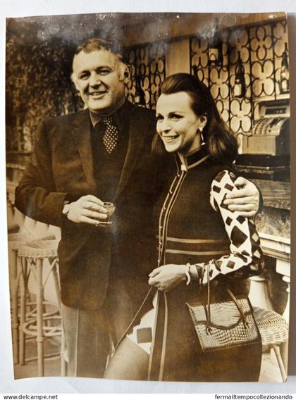 FO5310,FOTO ORIGINALE,personaggi famosi,attore rod steiger e claire bloom