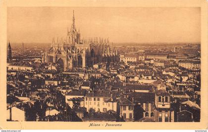 A653 Italy Milano Milan Panorama vintage postcard