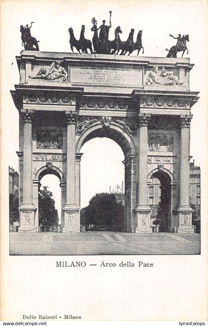 A655 Italy Milano Milan Arco della Pace Arch vintage postcard