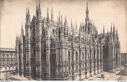 B657 Italy Milano Milan Cathedral RPPC vintage postcard