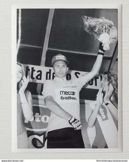 FO3955 FOTO ORIGINALE,personaggi famosi,ciclismo,moreno argentin,giro d'italia93