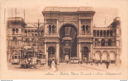 Italy Milano Milan 1927 Galleria Vittorio Emanuele Portici Settentriona postcard
