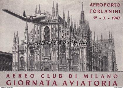 MILANO: Aero-Club  Aeroporto Forlanini 1947 - Giornata Aviatoria