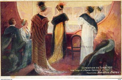 EXPOSITION (TORINO 1911)publicite FORRURE