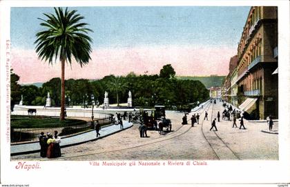 Italia - Italie - Italy - Naples - Napoli - Villa Municipale - CPA