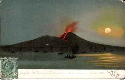 Italia - Italie - Italy - Napoli - Naples - Il Vesuvio - CPA