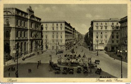 Italie - Italia - Italy - Napoli - Naples - Piazza della Borsa - CPA