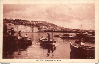 Italie Italie Napoli CPA Panorama dal Mare
