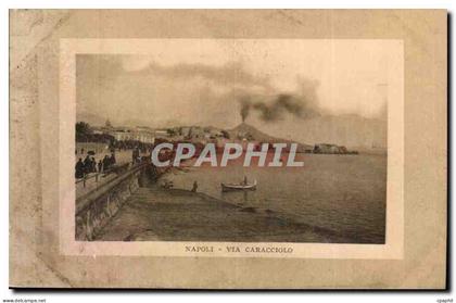 Italie - Italy - napoli - Naples - Via Caracciolo- CPA