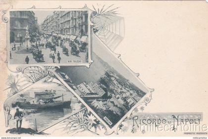 * NAPOLI - RICORDO DI NAPOLI - Via Toledo e Posillipo