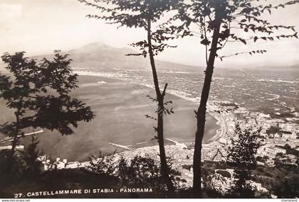 Cartolina - Castellammare di Stabia ( Napoli ) - Panorama - 1956