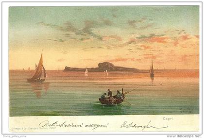 CARTOLINA   - ISOLA DI CAPRI - VIAGGIATA  - EDIZ. STENGEL & CO. DRESDA E BERLINO 11267