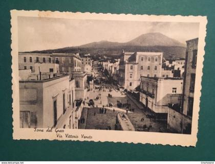 Cartolina Torre Del Greco - Via Vittorio Veneto - 1930 ca.