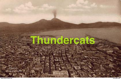 CPA CARTE DE PHOTO ITALY ITALIA NAPOLI NEAPEL NAPELS VEDUTA GENERALE