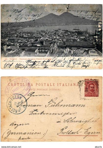 CPA NAPOLI Panorama dal Corsi Vitt. Em ITALY (533269)