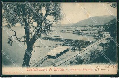 Napoli Castellammare di Stabia Pozzano cartolina VK0223