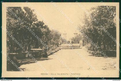 Napoli Ercolano Resina Villa Valminuta cartolina XB2784