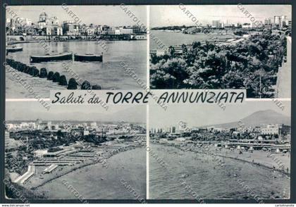 Napoli Torre Annunziata Saluti da FG cartolina MV8570