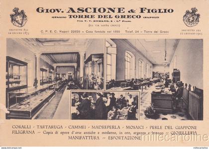 * TORRE DEL GRECO - Giov.Ascione & Figlio, Gioielleria Manifattura