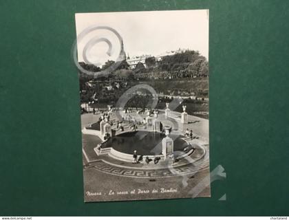 Cartolina Novara - La Vasca al Parco dei Bambini - 1966