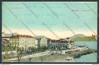 Novara Arona cartolina ZB1379