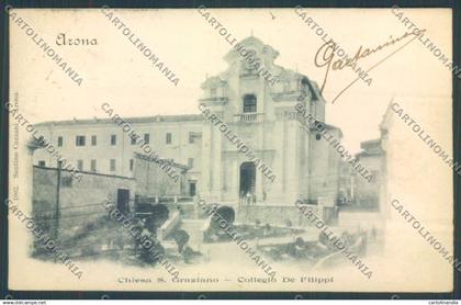 Novara Arona cartolina ZB1441