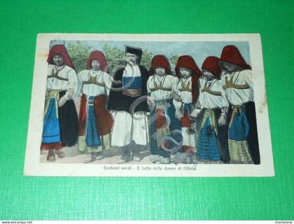 Cartolina Costumi Sardi - Il ballo delle donne di Ollolai 1927