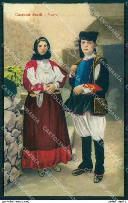 Nuoro città Costumi cartolina MT1864