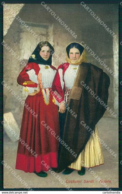 Nuoro città Costumi cartolina MT1866