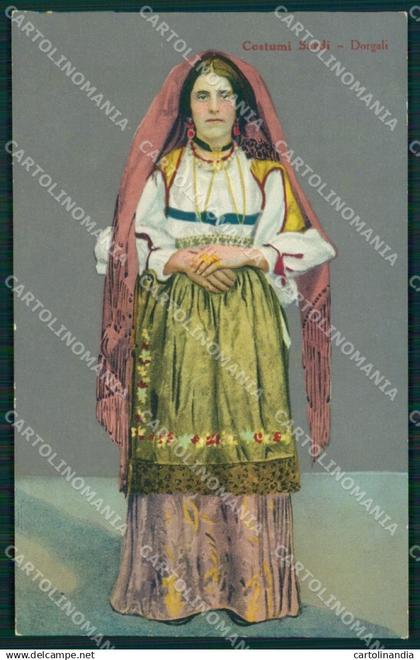 Nuoro Dorgali Costumi cartolina MT1860