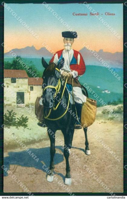 Nuoro Oliena Costumi cartolina MT1868