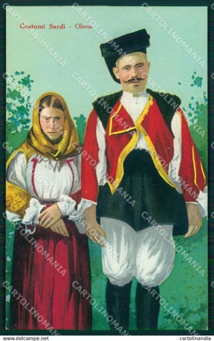 Nuoro Oliena Costumi cartolina MT1870