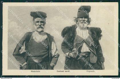 Nuoro Orgosolo Costumi cartolina MT1855