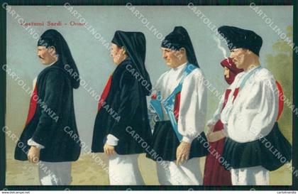 Nuoro Orosei Costumi cartolina MT1872