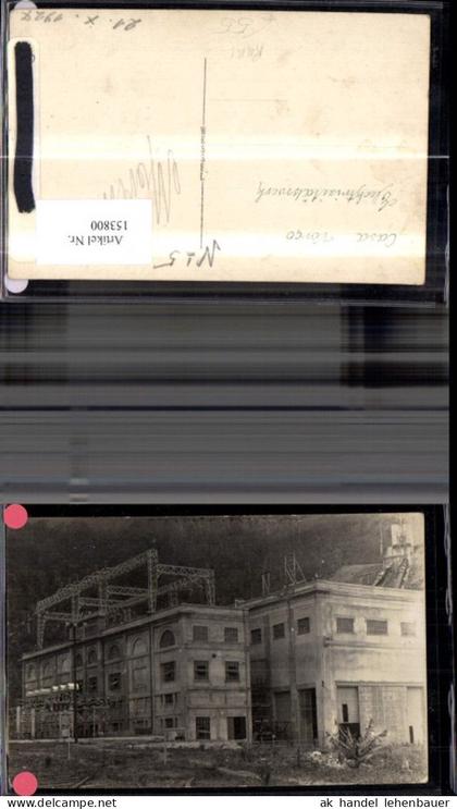 153800,Seltene Foto Ak Casa Vorco Piemonte Rima Elektrizitätswerk 1927 Piemonte