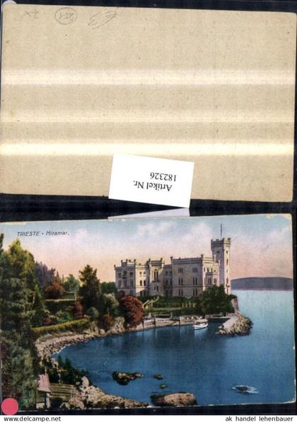 182326,Friuli-Venezia-Giulia Trieste Miramar Schloss