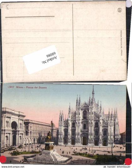 68086,Milano Milan Piazza del Duomo