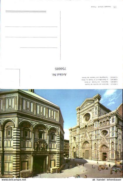 756685 Florence Le Baptistere et la Facade du Dome Metropolitan City of Florence Italy