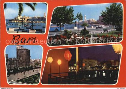 Bari Puglia Nachtansicht