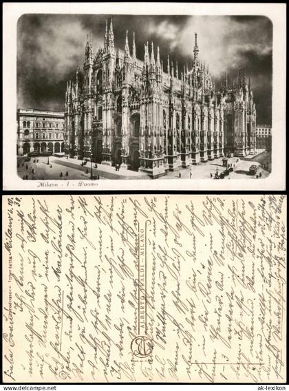 Cartolina Mailand Milano Duomo di Milano 1930