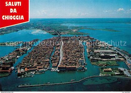 Chioggia Venetien Fliegeraufnahme
