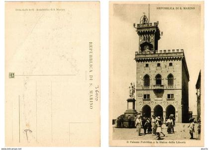 CPA Il Palazzo Pubblico e la Statua della Liberta . ITALY (546412)