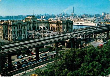 Genova Genua Liguria Hafengebaeude